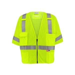 Chaleco GLO‑025FR – Alta visibilidad + Resistencia al fuego para entornos exigentes